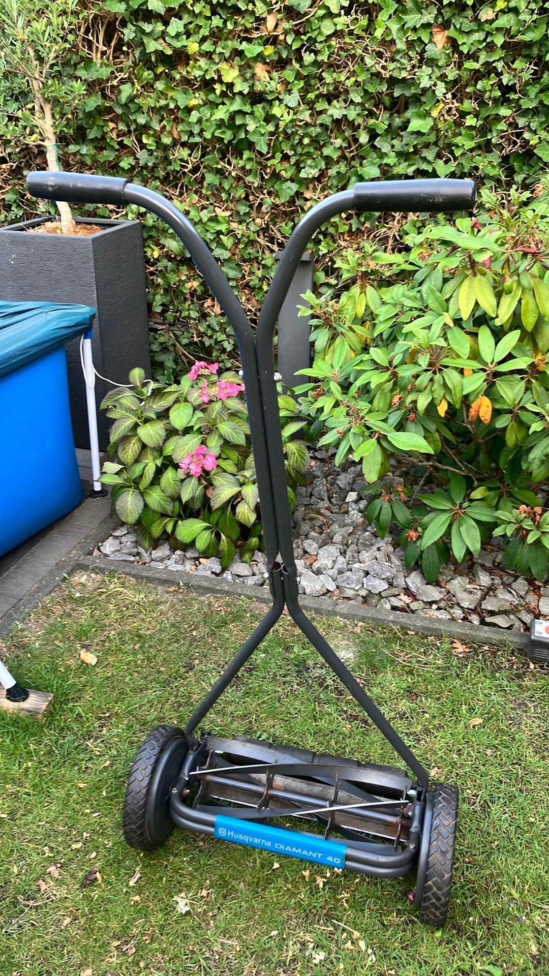 Husqvarna Diamant 40 grasmaaier, nieuw geslepen met garantie, Gebruikt, Handgrasmaaier, Ophalen of Verzenden, 40 t/m 49 cm
