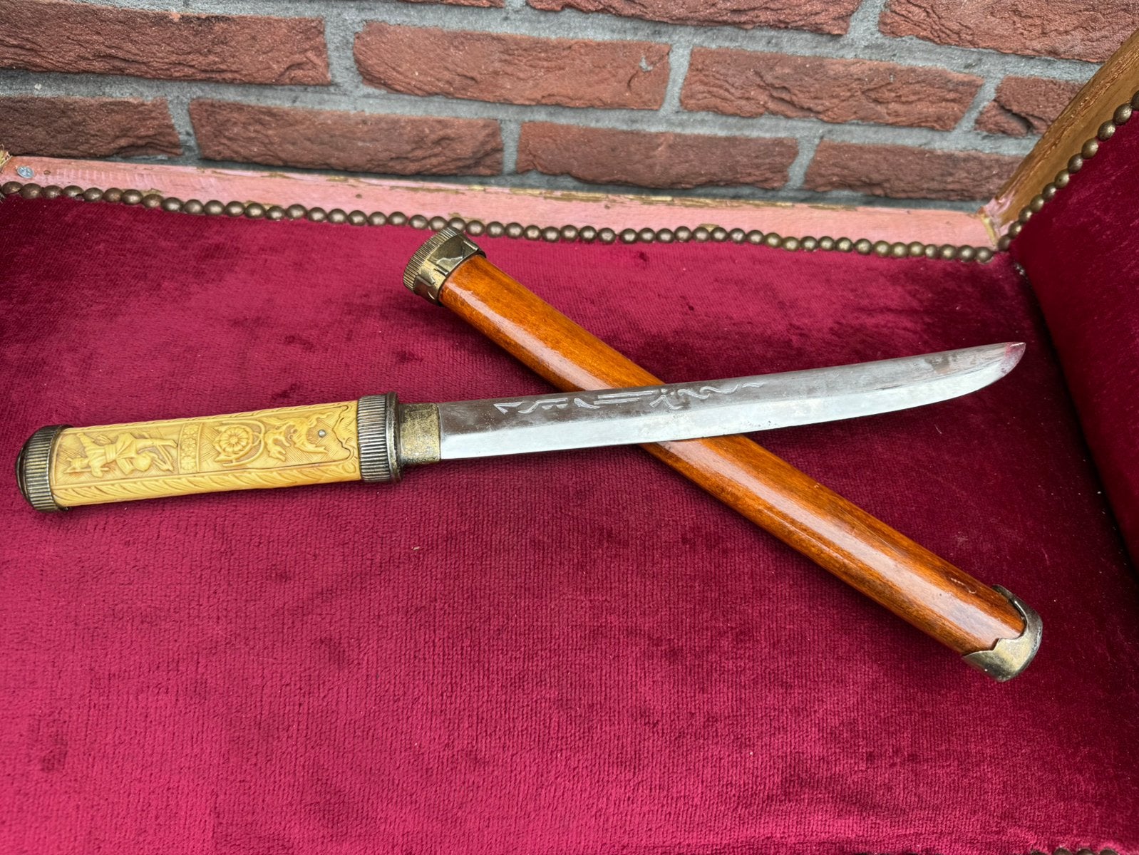 Japanse tanto/ kortzwaard, Ophalen of Verzenden, Overige soorten, Azië, Mes of Dolk