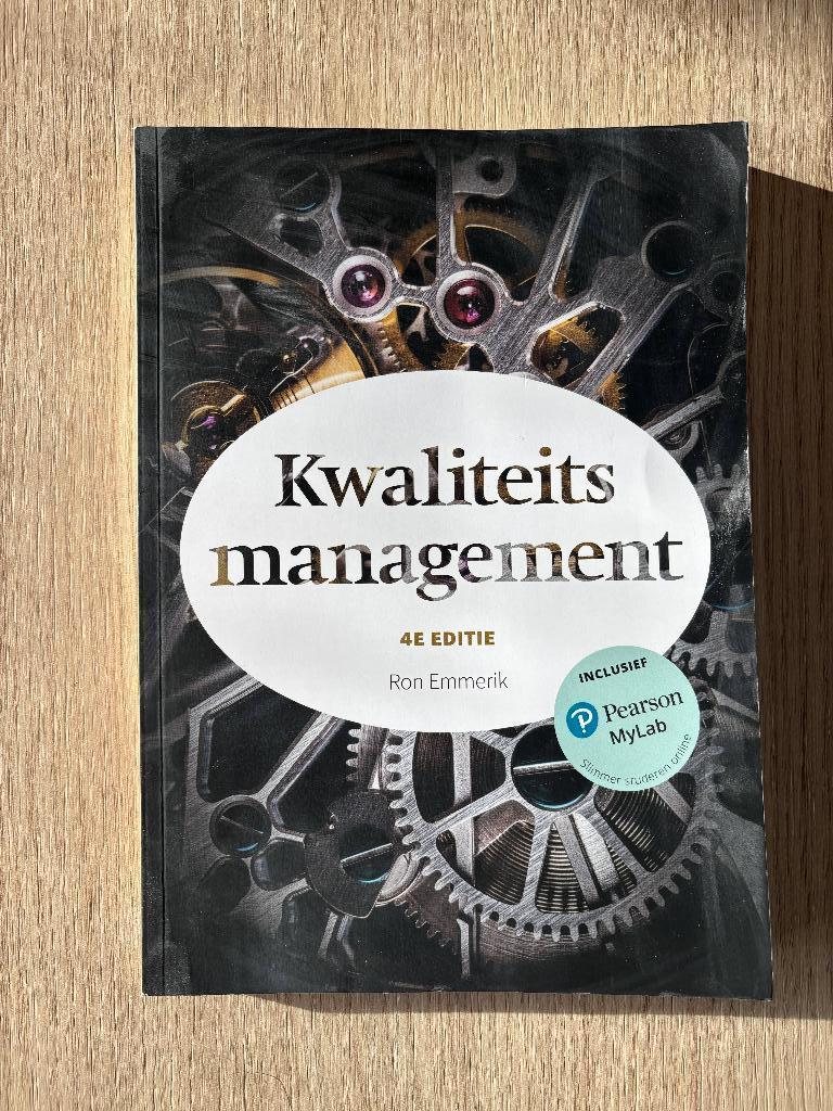 Studieboek - Kwaliteitsmanagement – 4e editie, Ophalen of Verzenden, Beta, Zo goed als nieuw, HBO