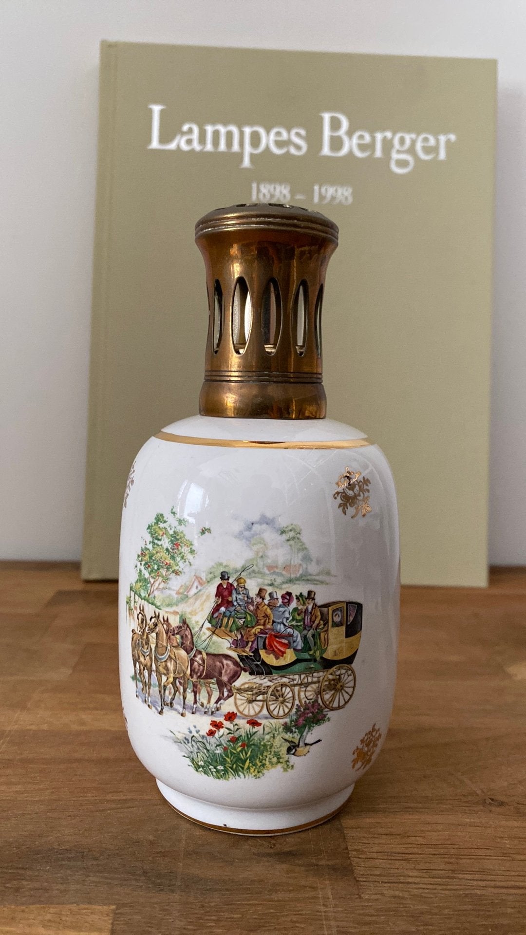 Lampe Berger / Maison Berger geurbrander SI Diligence, Vintage, Meerkleurig, Overige materialen, Ophalen of Verzenden