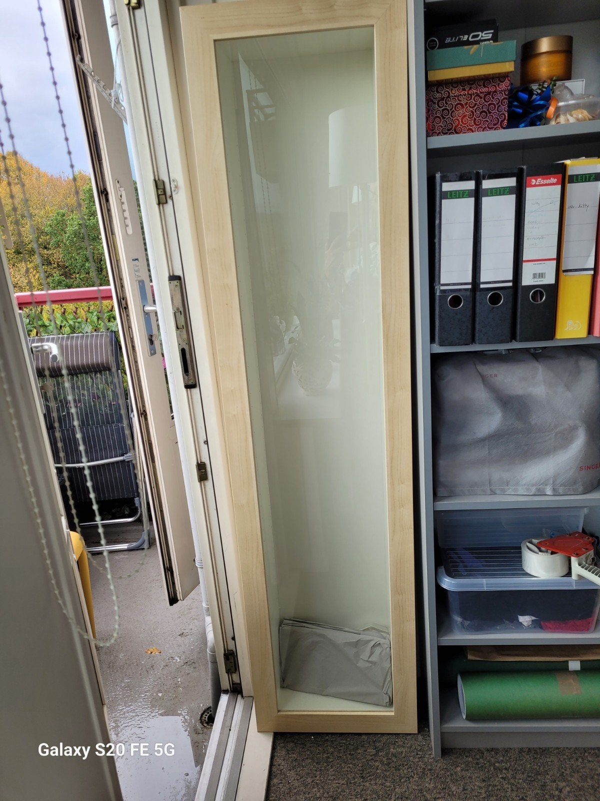 ikea vitrinekast, Ophalen, Gebruikt, Glas, Met deur(en)