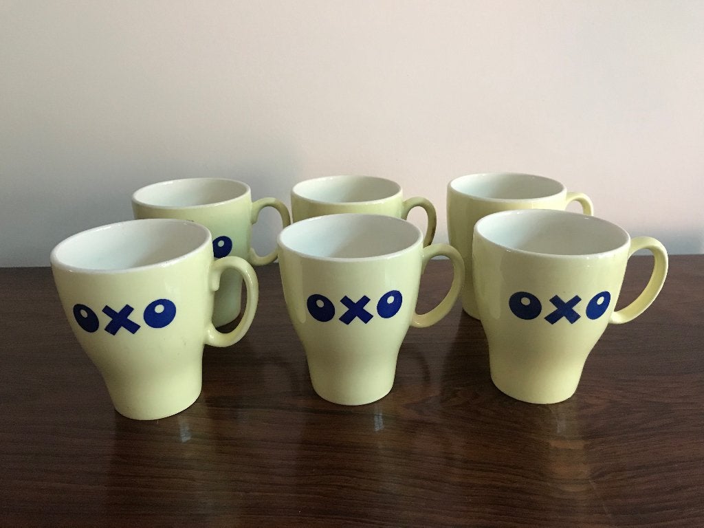 Oxo mokken bekers tulp model, Ophalen of Verzenden, Huis en Inrichting