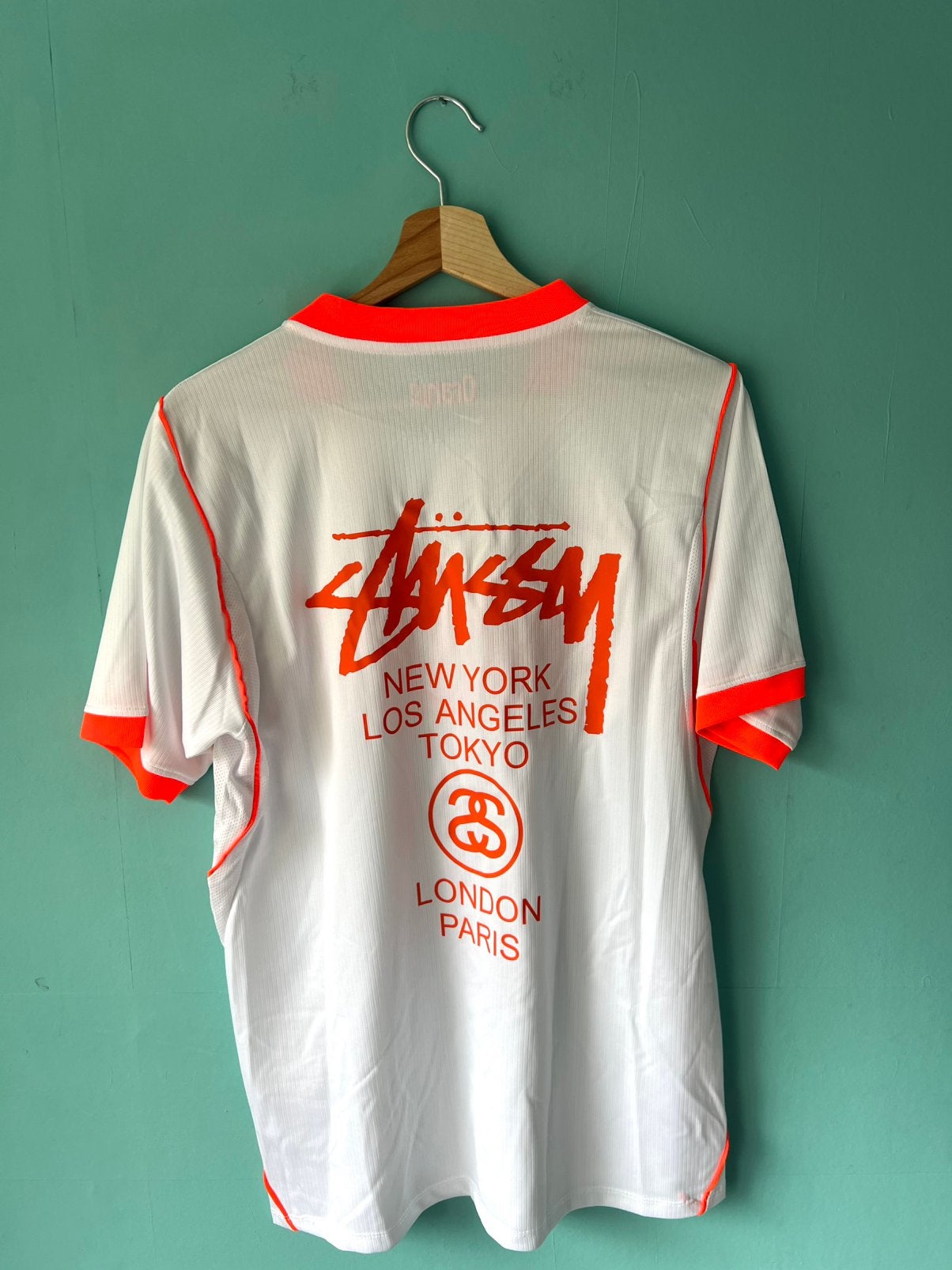 Nederlands elftal uitshirt WK 2026 Stüssy  Maat M, Maat 48/50 (M), Nieuw, Oranje, Ophalen of Verzenden