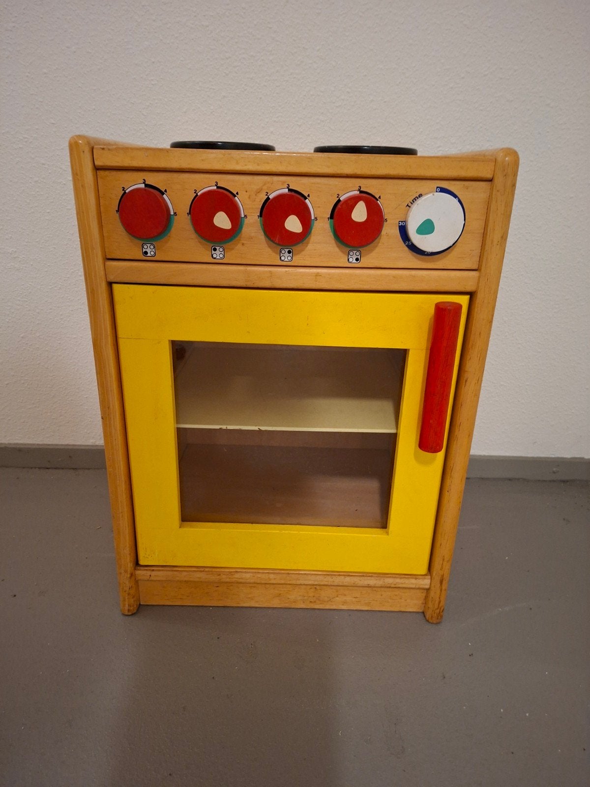 Houten speelfornuis met oven en pannen etc, Ophalen, Gebruikt, Hout, Speelkeuken