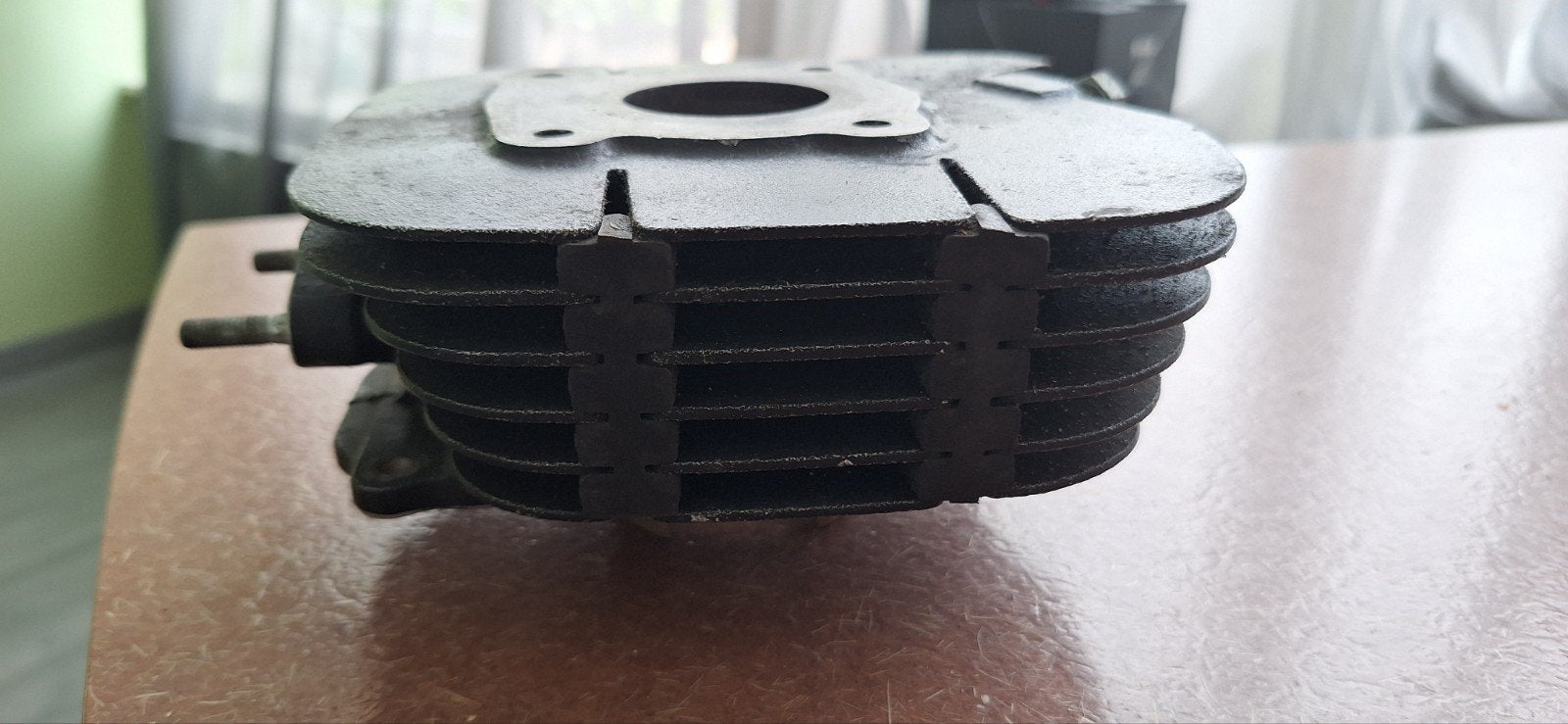Suzuki 50cc standaard cilinder - uitlaat beschadigd, Ophalen of Verzenden, Gebruikt, Cilinder