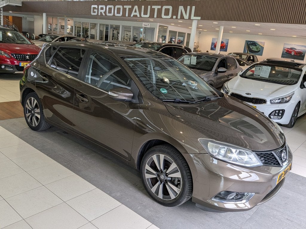 Nissan Pulsar 1.2 DIG-T Connect Edition Airco, Cruise Contro, Auto's, Nissan, Voorwielaandrijving, Euro 5, Stof, Gebruikt