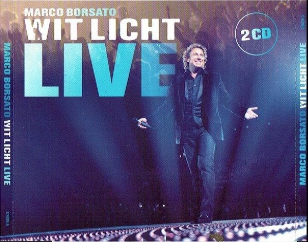 MARCO BORSATO 2 CD WIT LICHT LIVE + DOCHTERS, Ophalen of Verzenden, Zo goed als nieuw, Levenslied of Smartlap