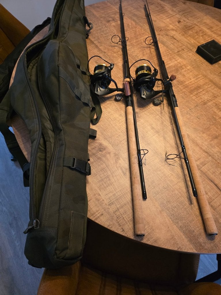Sonik compleet 9Ft set, Watersport en Boten, Hengelsport | Karpervissen, Ophalen, Nieuw, Complete set