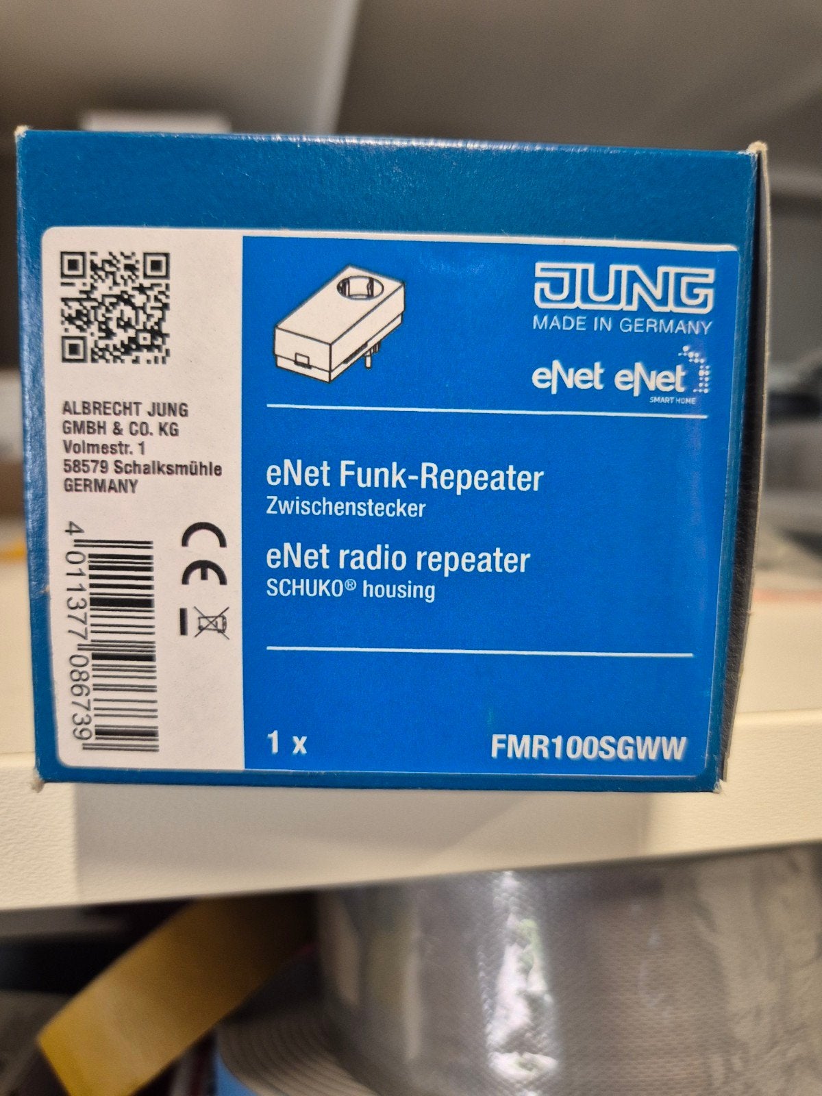 JUNG eNet Funk-Repeater FMR100SGGWW, Ophalen of Verzenden, Nieuw, Jung, Stekkerdoos