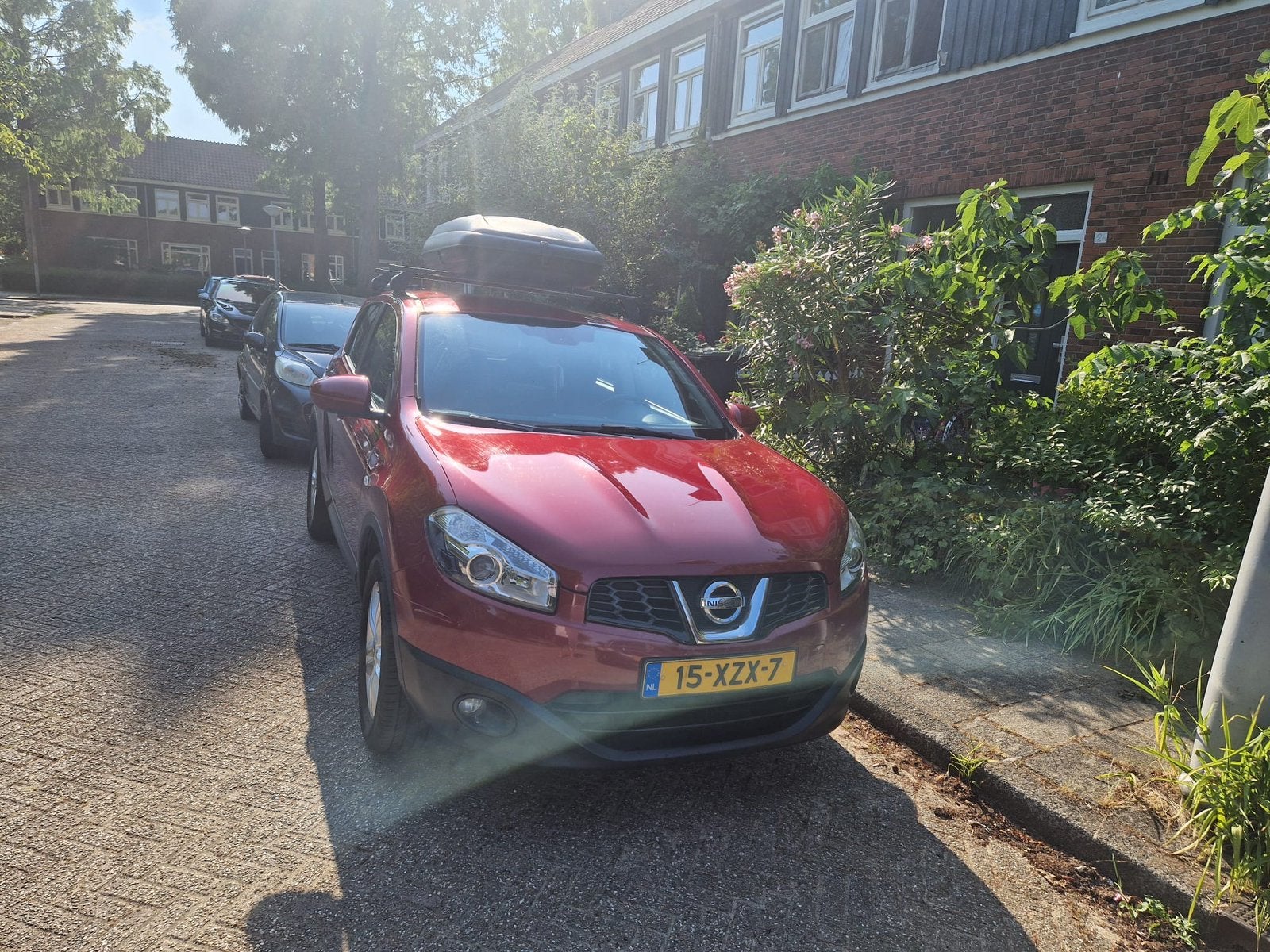 Nissan Qashqai 1.6 2WD 2012 Rood, Auto's, Voorwielaandrijving, 662 kg, 4 cilinders, Origineel Nederlands