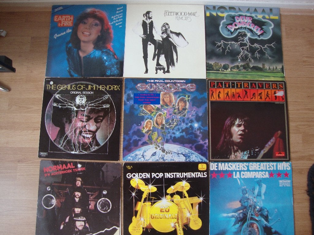 17 Pop Langspeelplaten, Ophalen, Gebruikt, Overige formaten