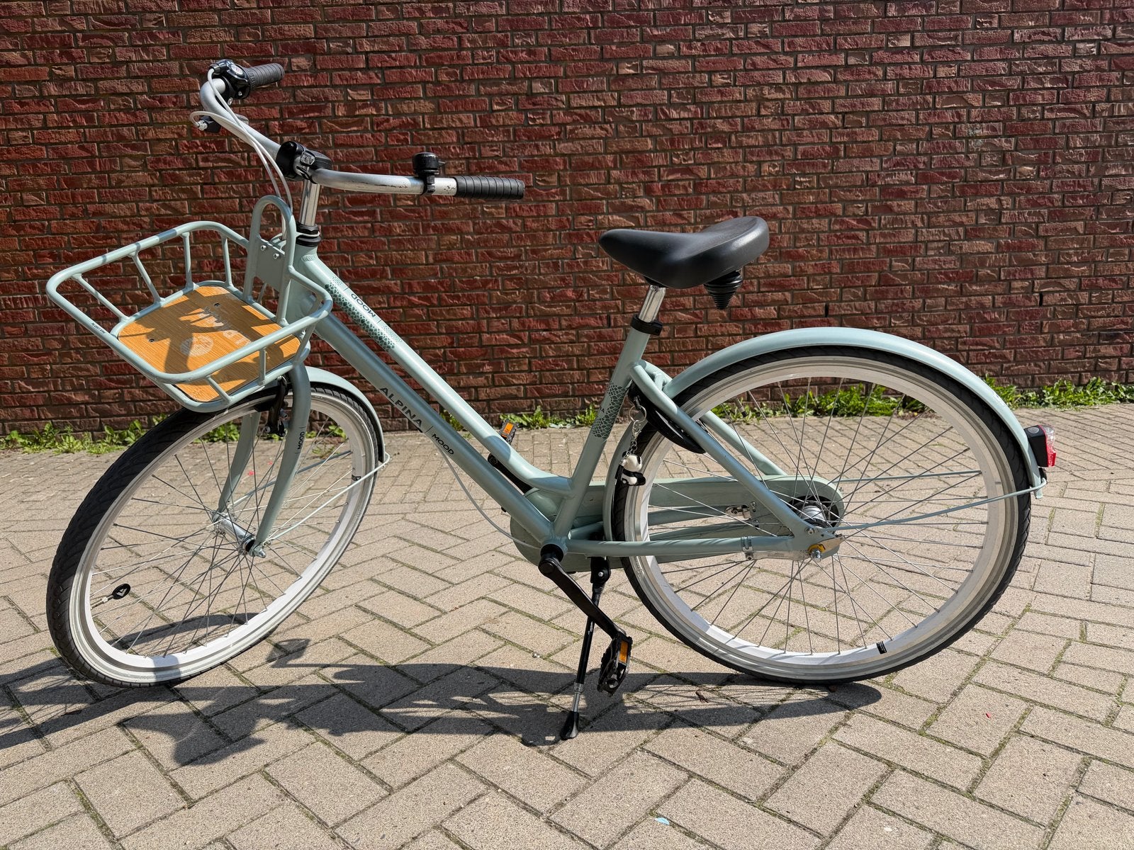 Alpina Mood meisjesfiets - 3 versnellingen - mintgroen, Terugtraprem, Gebruikt, Handrem, Ophalen