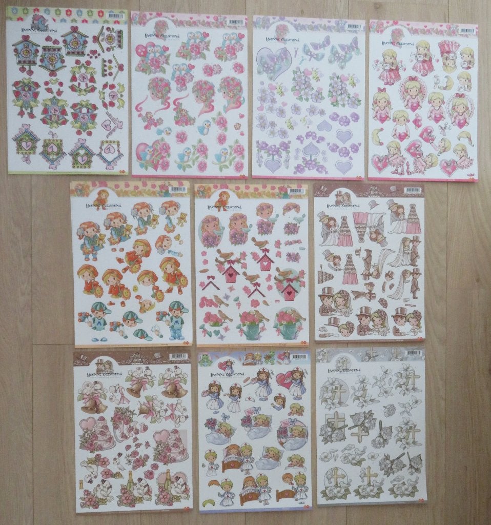 21 Yvonne Creations knipvellen ( 10 verschillende nummers ), Ophalen of Verzenden, Nieuw, Kerst, Overige typen