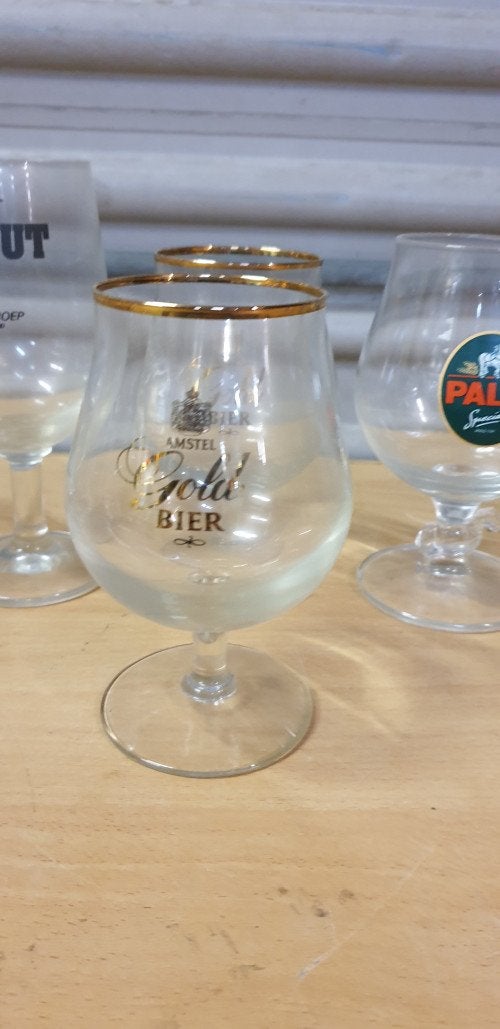 bierglazen verschillende mrerken, Verzamelen, Ophalen of Verzenden, 'T Olde Gre-j, Info@toldegrej.nl, Endepoelstraat 20f Didam