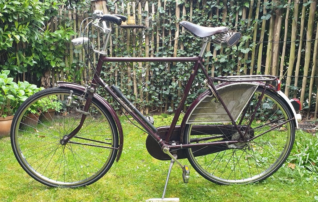 Raleigh Herenfiets 1975 Framenummer NK 5075670 Hoogte 58 cm., Fietsen en Brommers, Gebruikt, Velgrem, Versnellingen, 57 tot 61 cm