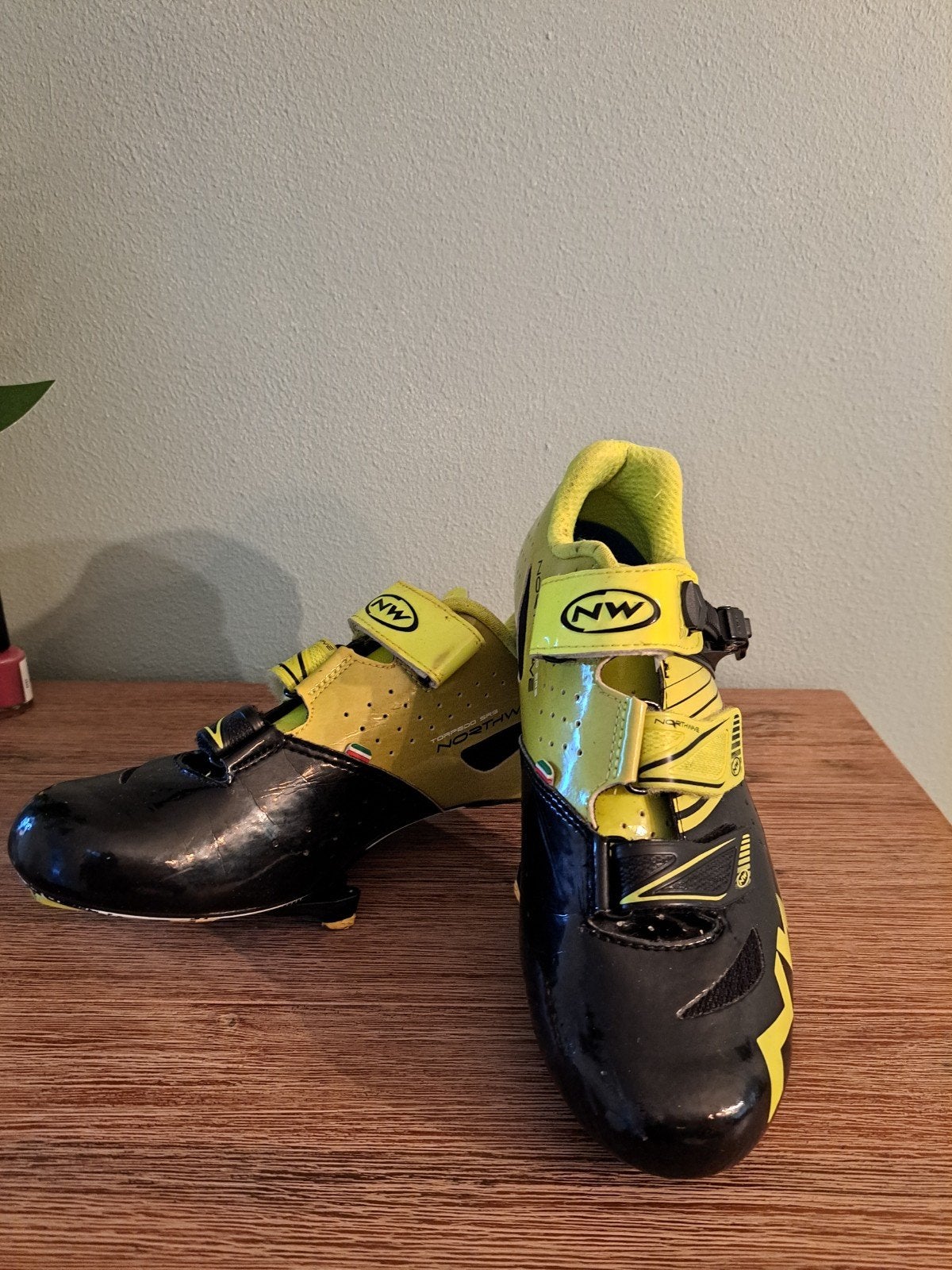 Northwave fietsschoenen maat 41 - Zwart/Geel, Ophalen of Verzenden, Gebruikt, Schoenen