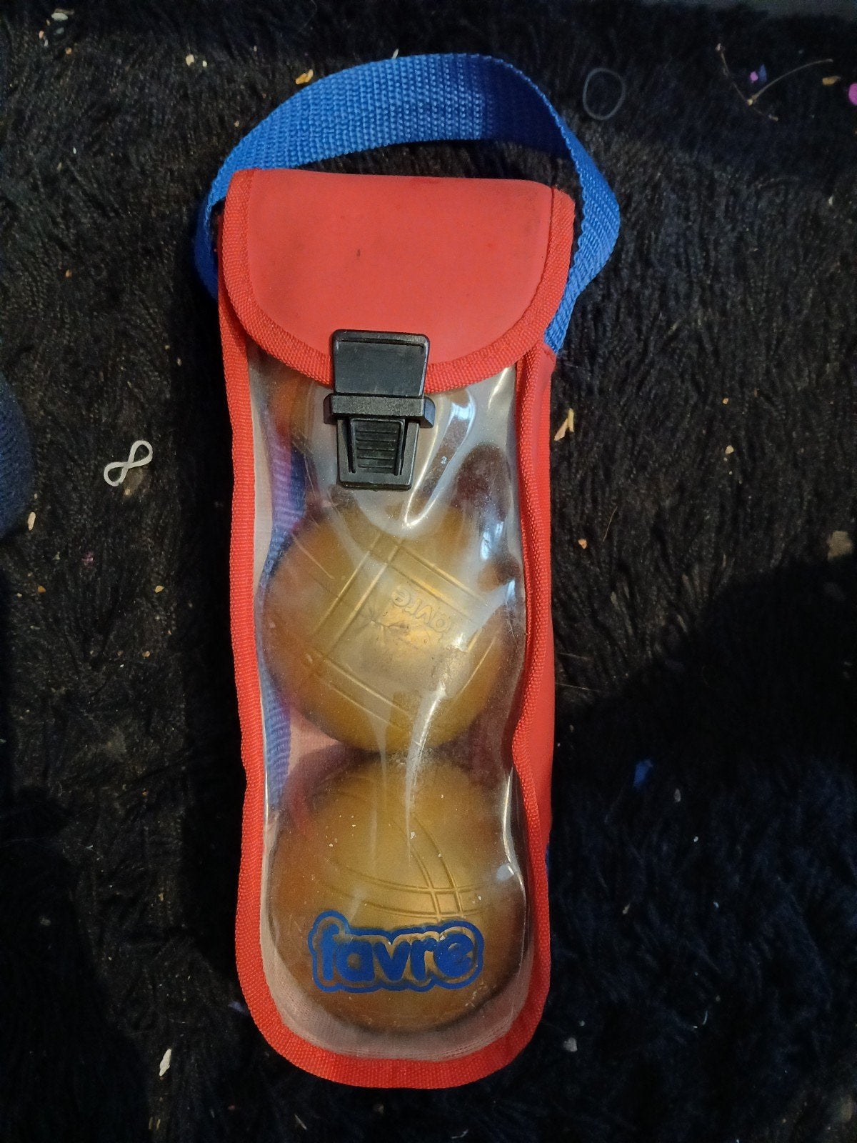 Favre Petanque kunststof Jeu de Boules Set   Goudkleurig, Ophalen of Verzenden, Gebruikt
