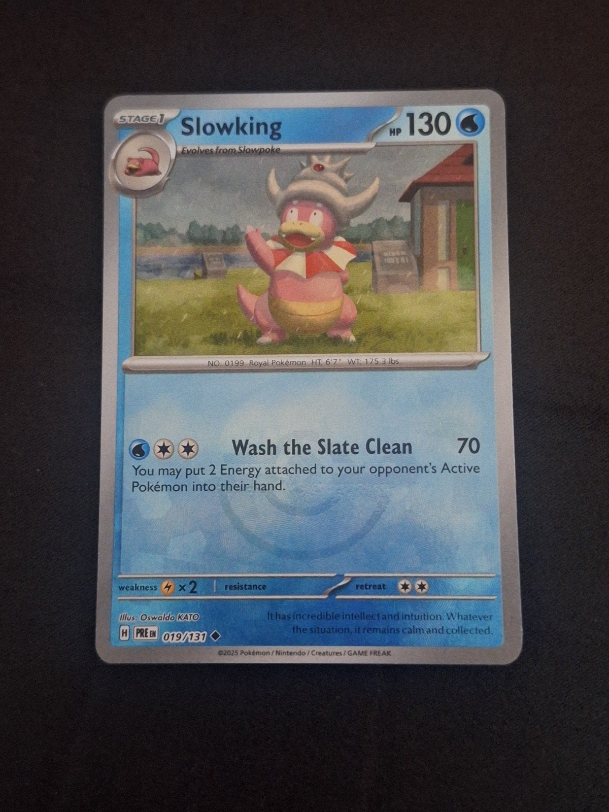 Slowking (Poke Ball) 19/131 Pokemon Prismatic Evolutions, Ophalen of Verzenden, Nieuw, Losse kaart, Foil