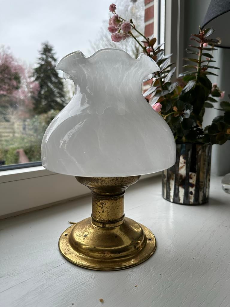 Antieke plafondlamp plafonnière hanglamp, Ophalen of Verzenden