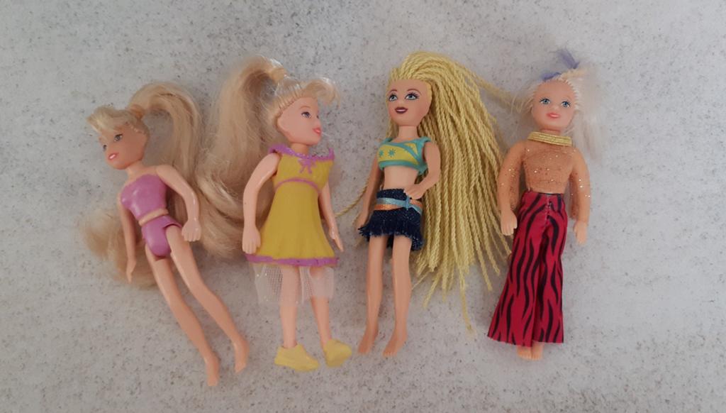 4 leuke speelsets van Polly pocket, Kinderen en Baby's, Speelgoed | Poppen, Ophalen of Verzenden, Zo goed als nieuw, Overige typen