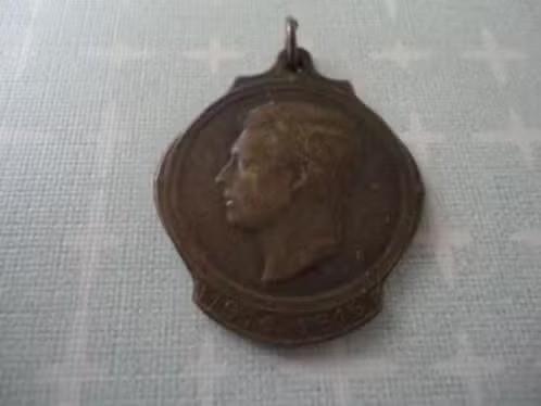 Patriottische bronzen medaille, Albert Belgie 1914-1918, Verzenden, Brons, Buitenland