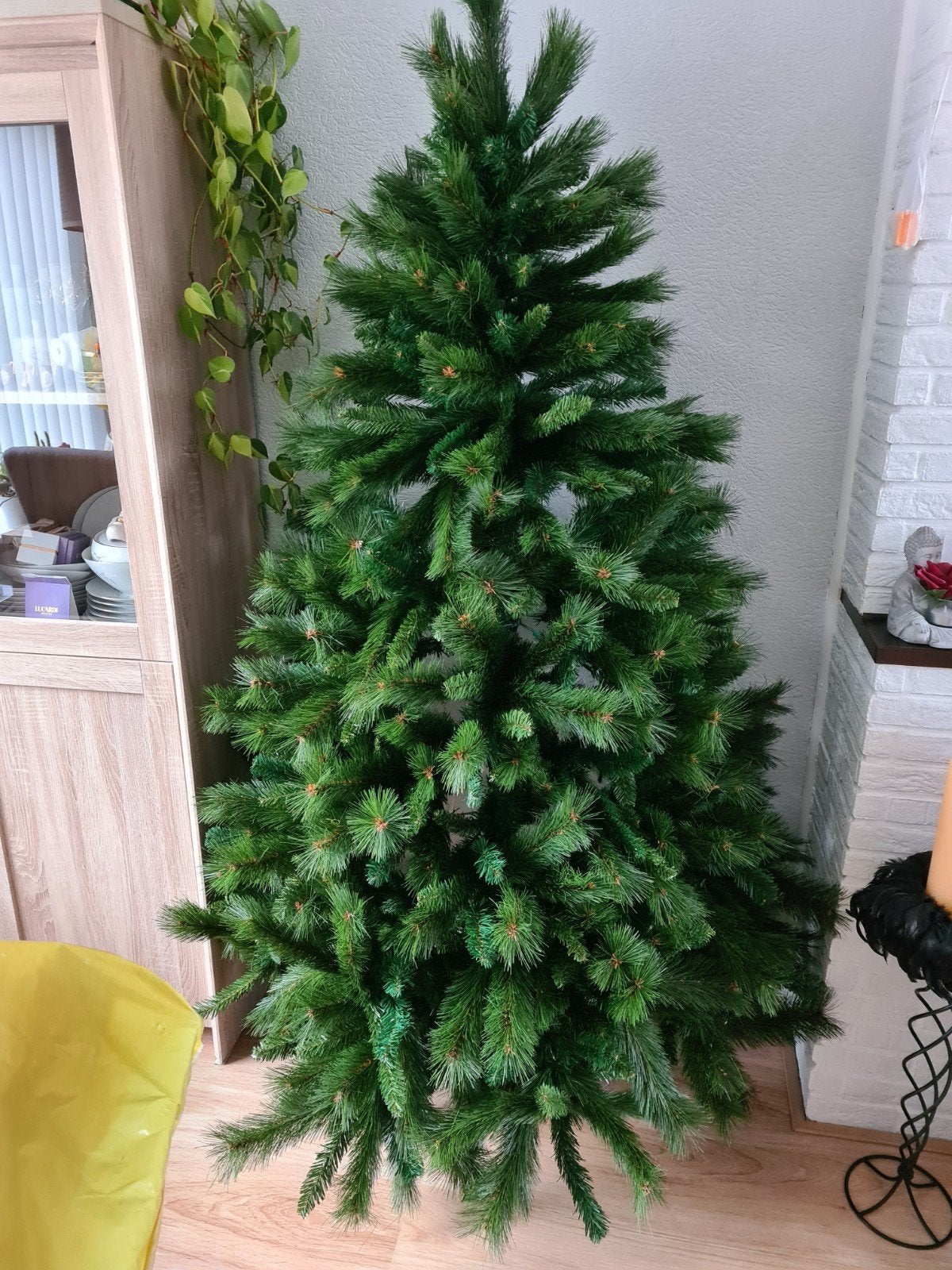 kunstkerstboom., Ophalen