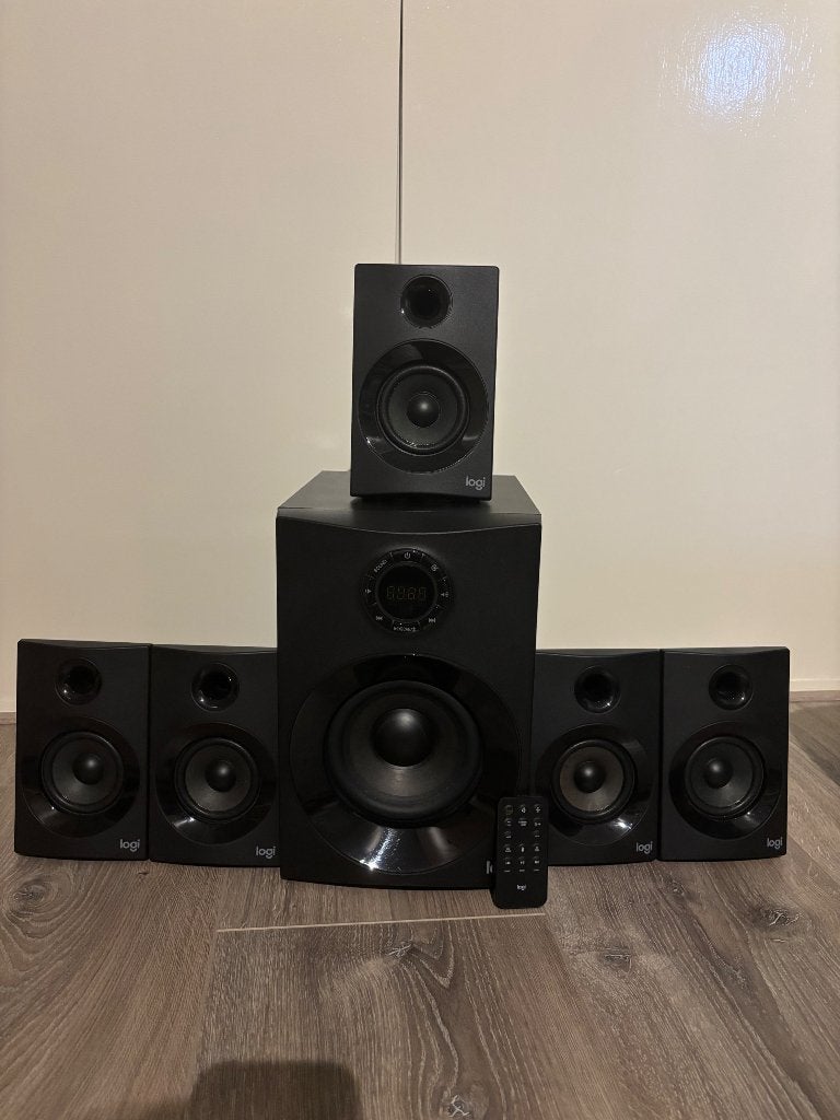 Logitech Z607 surround sound (+bluetooth), Overige merken, Gebruikt, 70 watt of meer, Ophalen of Verzenden