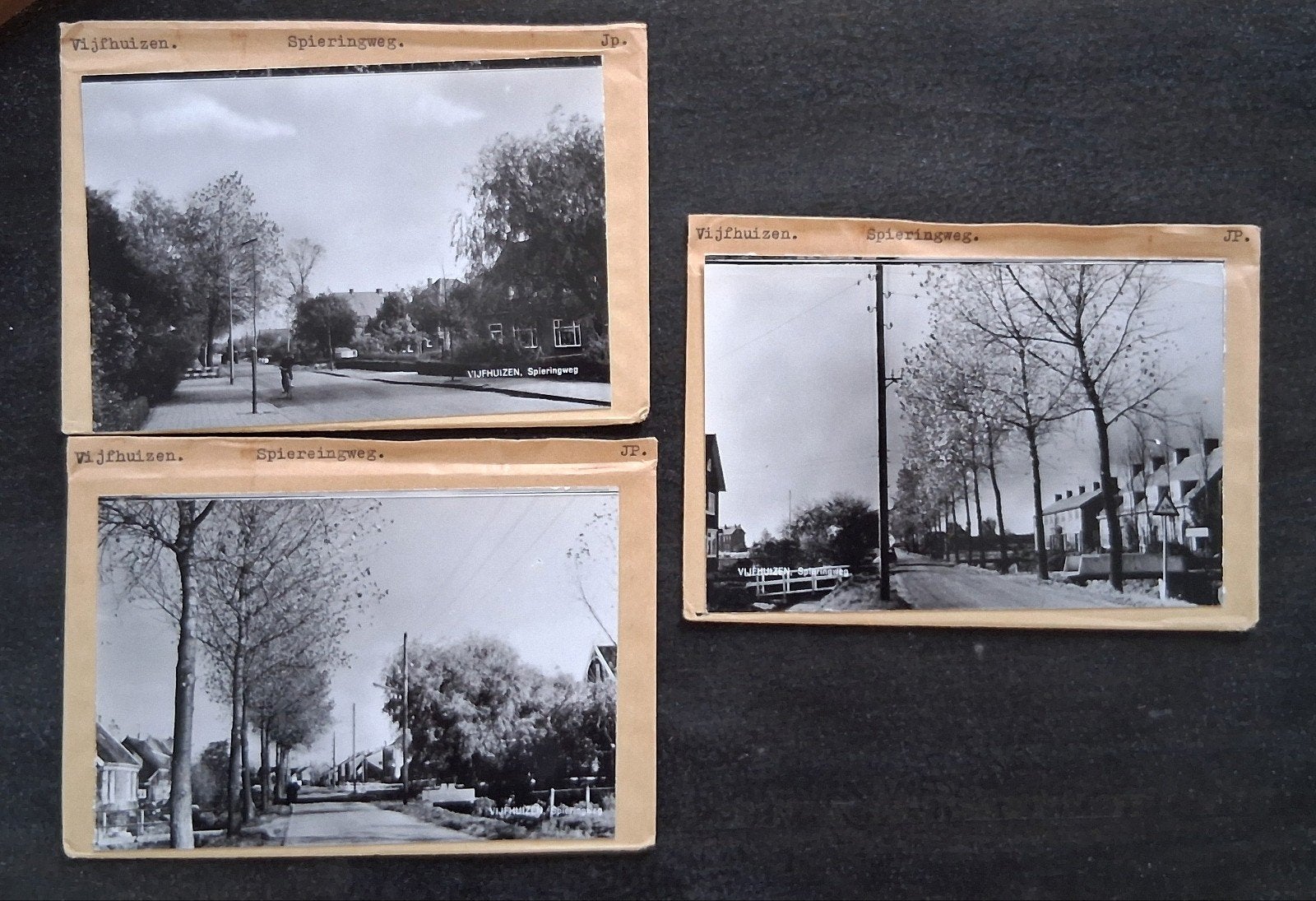 Vijfhuizen, 5 x glasplaat JosPe [1x beschadigd], Ophalen of Verzenden, 1960 tot 1980, Ongelopen, Noord-Holland