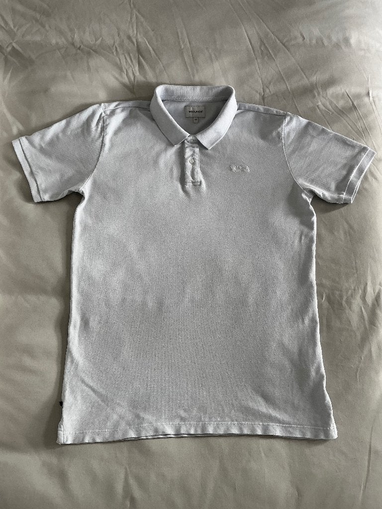 Babyblauw shirt, Woolrich, maat 14, Kinderen en Baby's, Kinderkleding | Maat 158, Jongen of Meisje, Ophalen of Verzenden, Zo goed als nieuw
