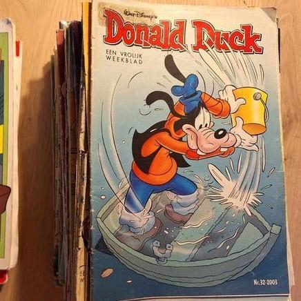 Stapel Donald Ducks, Meerdere comics, Ophalen, Gelezen, Europa