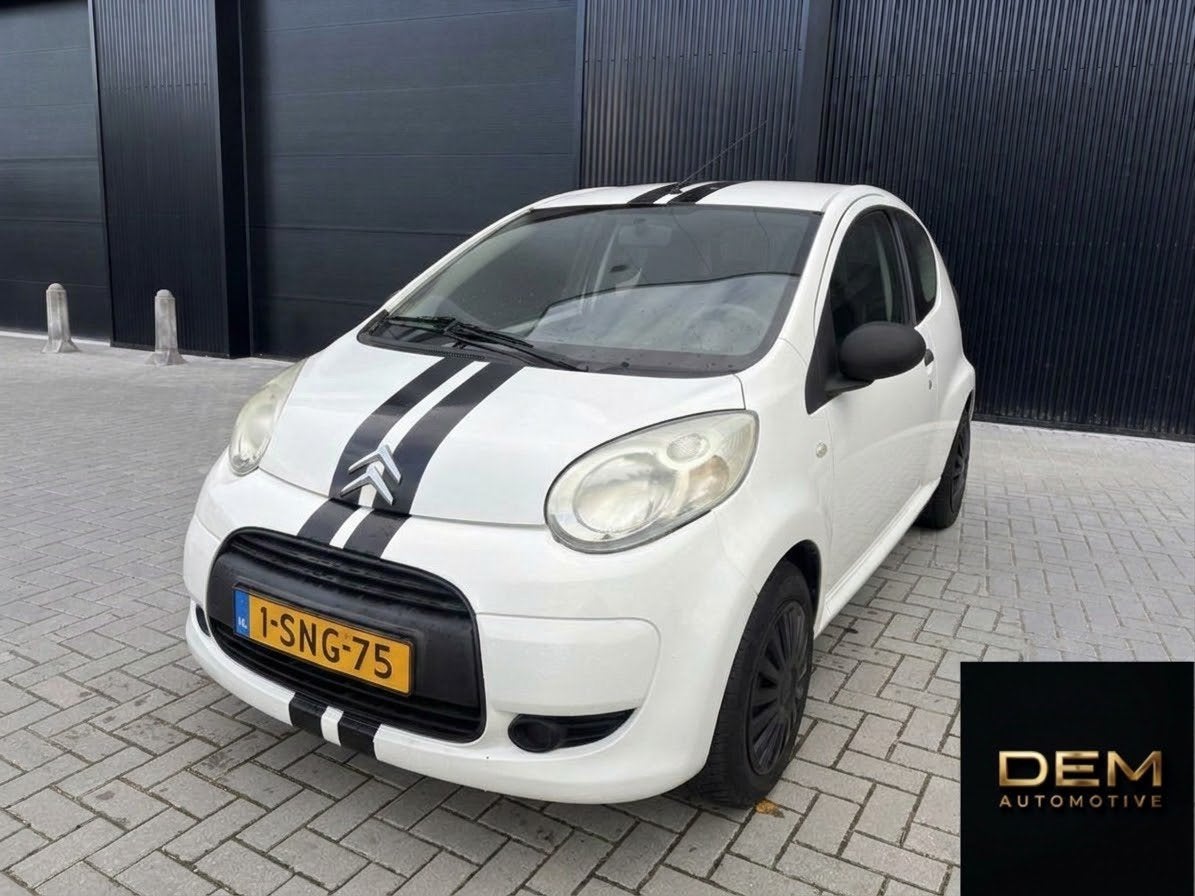 Citroën C1 1.0 2009 Seduction NWE APK 12/27 Centrale vergr., Auto's, Voorwielaandrijving, Zwart, 4 stoelen, C1