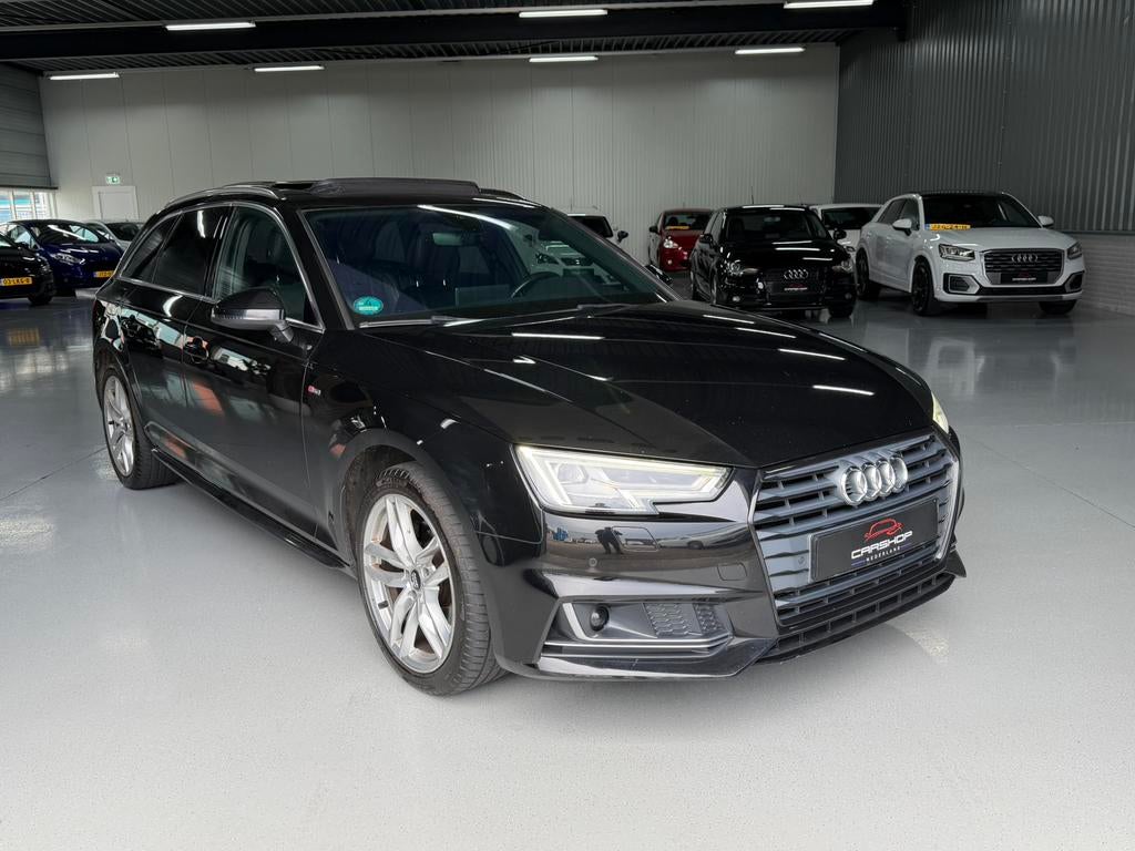 Audi A4 1.4 TFSI Sport Pro Line S PANO/SFEER/CAMERA/ACC/FULL, Zwart, 150 pk, A4, Zwart