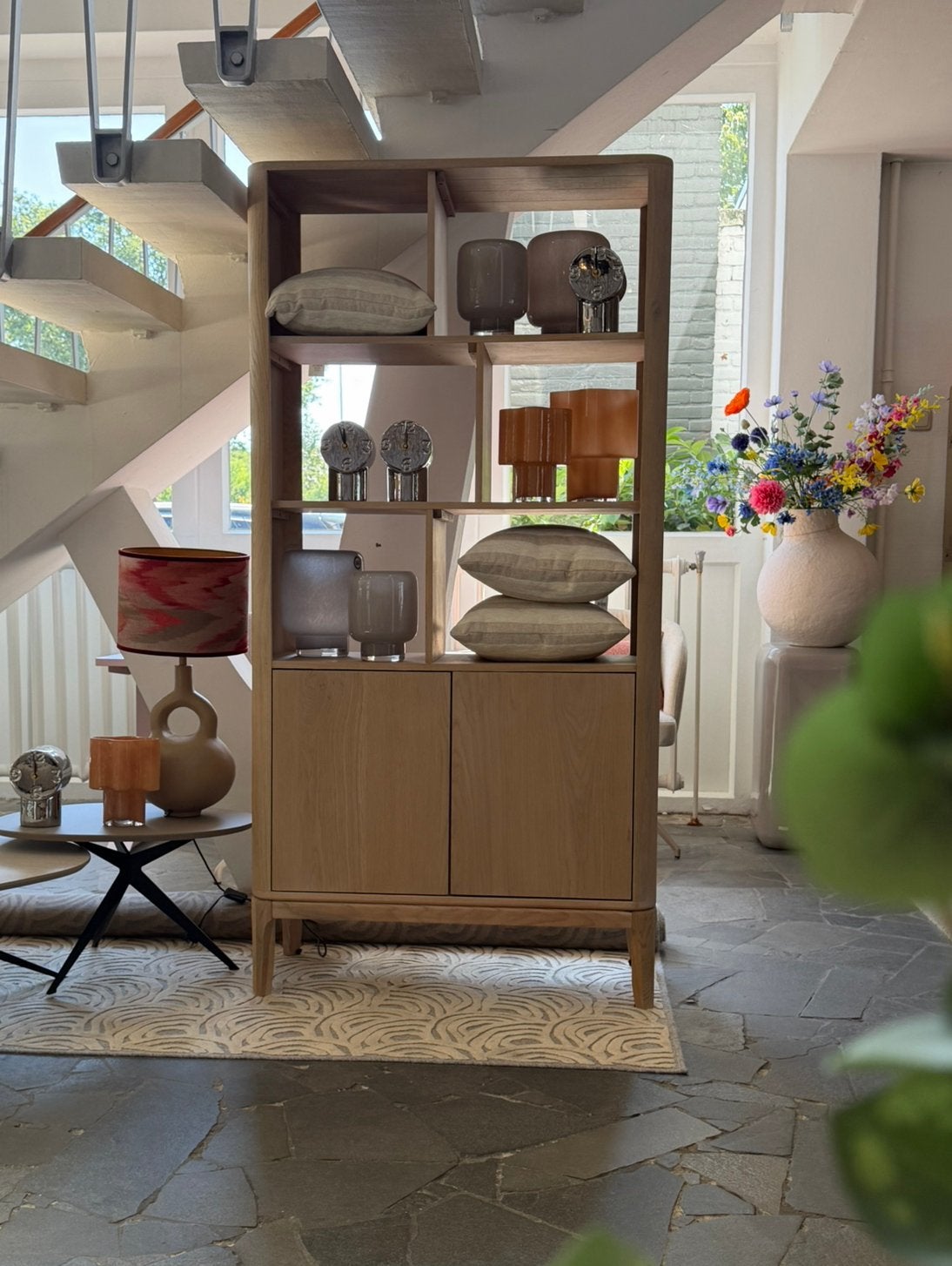 Eleonora Harvey kast naturel | showroommodel, Ophalen, Zo goed als nieuw, 25 tot 50 cm