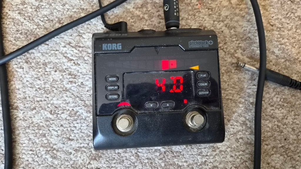 Korg Pitchblack+ tuner, Ophalen of Verzenden, Zo goed als nieuw, Overige typen