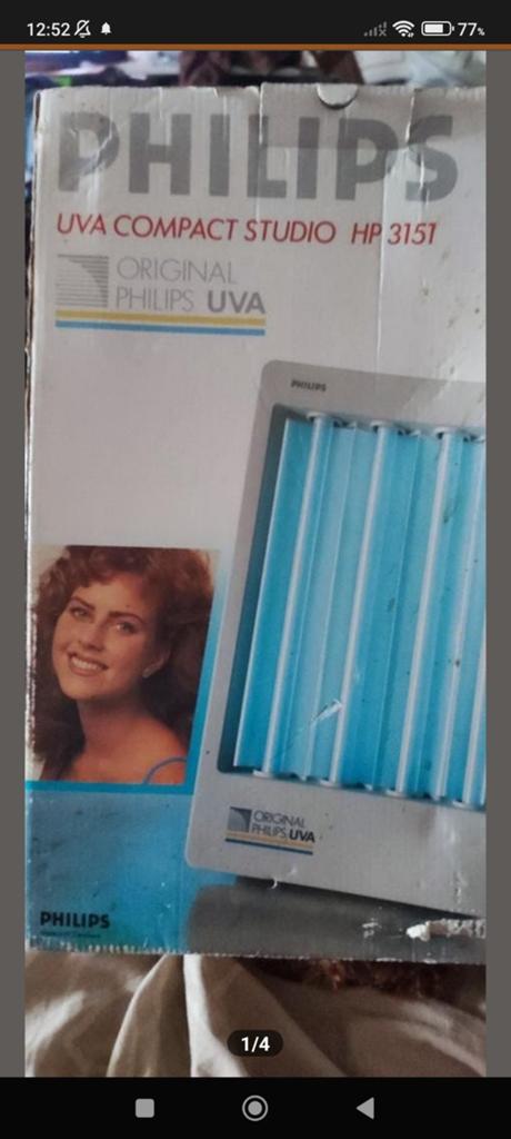 Philips UvA Compact Studio HP 3151 Gezichtsbruiner, Witgoed en Apparatuur, Zonnebanken en Gezichtsbruiners, Gezichtsbruiner, Minder dan 10 lampen