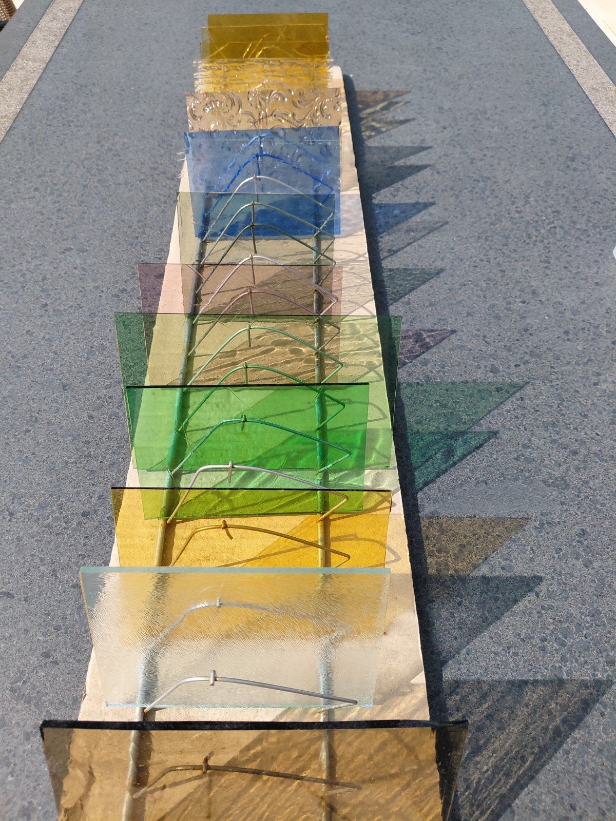 Glasplaatjes Glas in lood/Tiffany, Ophalen of Verzenden, Nieuw