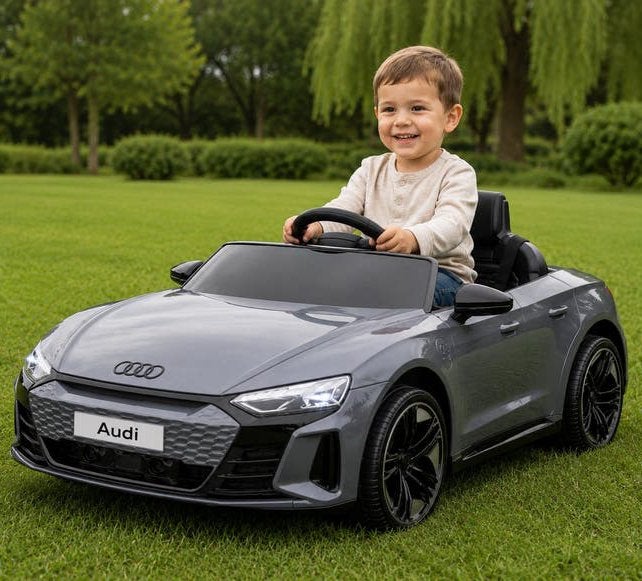 Audi e-tron GT bestuurbaar kinderauto met afstandsbediening, Ophalen, Zo goed als nieuw, Afstandsbediening