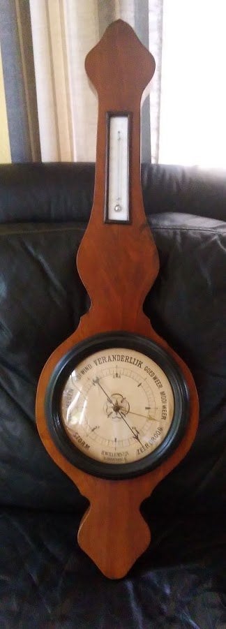 Banjo barometer, H. Willemsen 's Gravenhage, Antiek en Kunst, Antiek | Gereedschap en Instrumenten, Ophalen