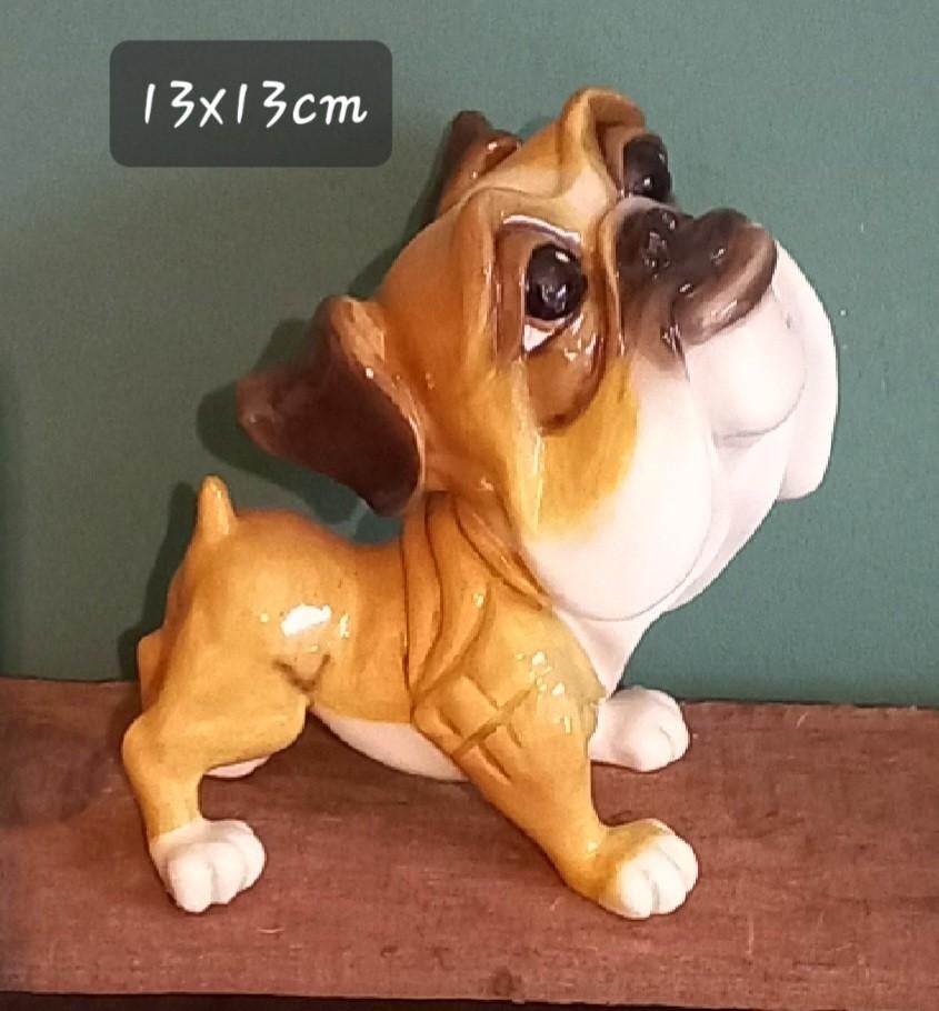 Beeldje Engelse buldog 13x13cm, Ophalen of Verzenden