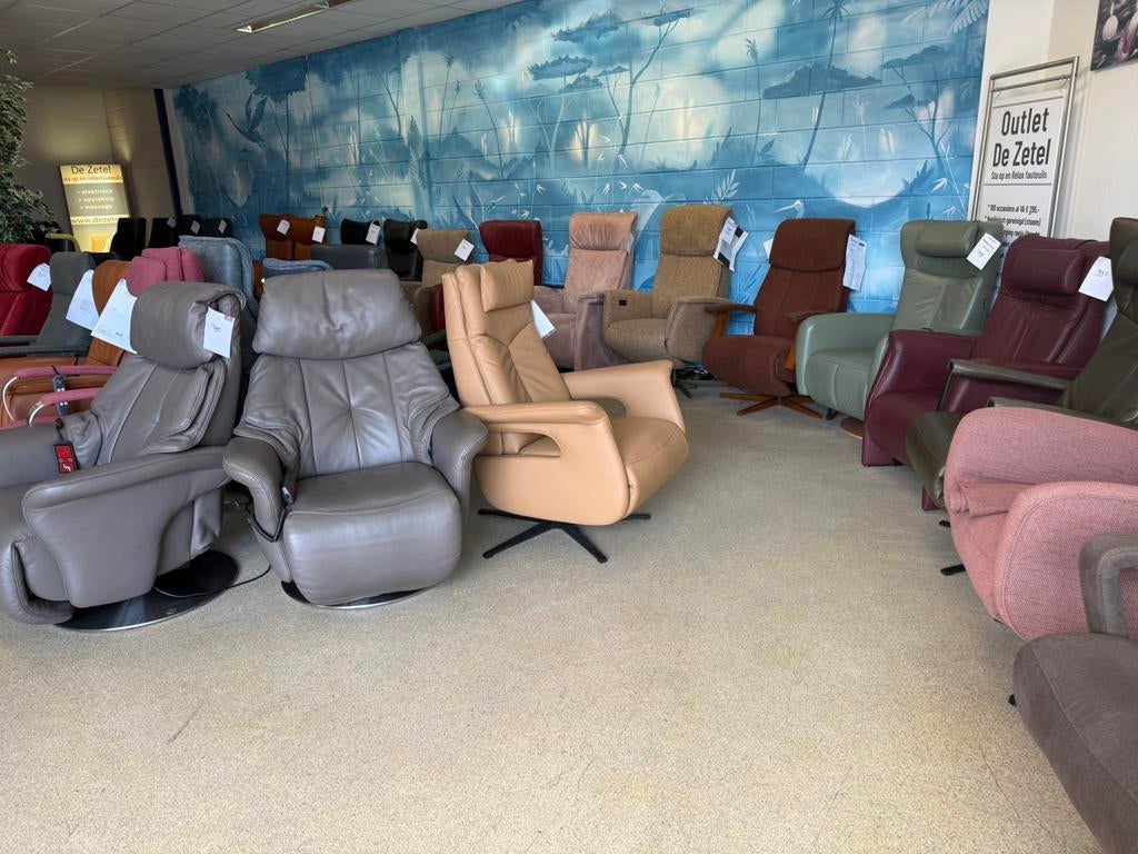 Laatste! prominent relaxfauteuils relax stoel gratis bezorgd, Huis en Inrichting, Fauteuils, Ophalen of Verzenden, Zo goed als nieuw