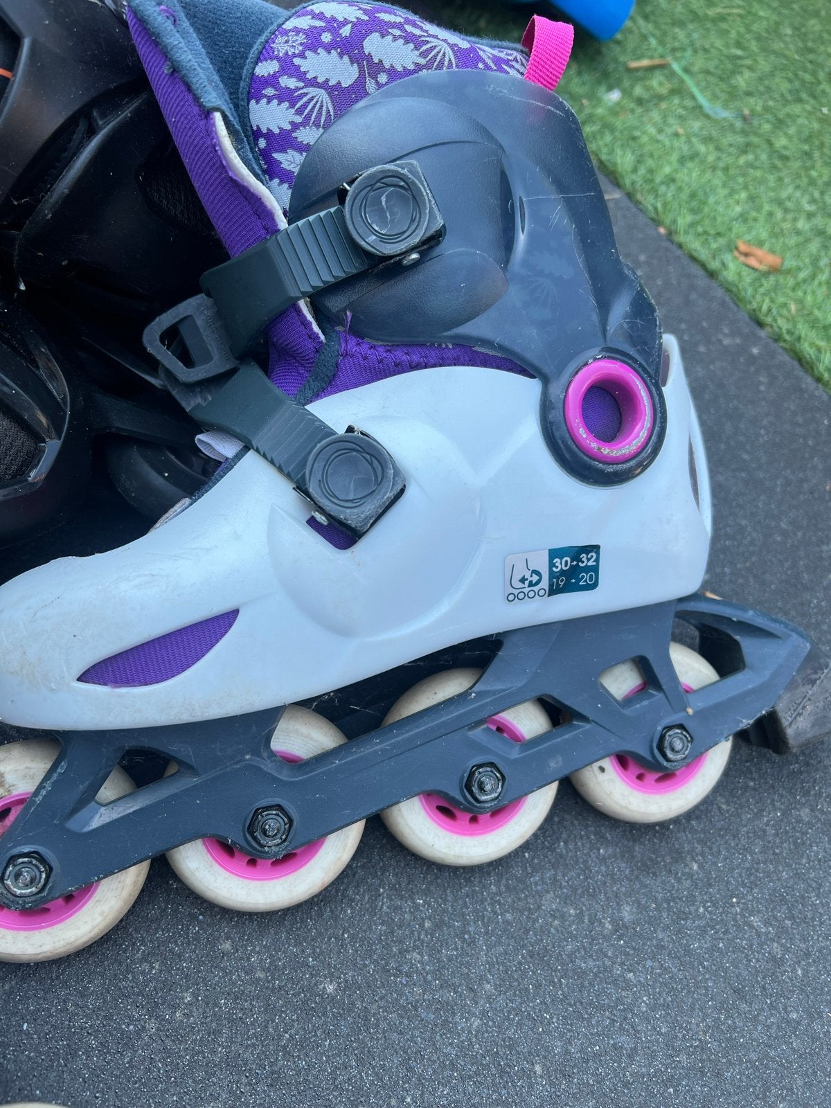 Oxelo Play 5 rolschaatsen - Maat 30-32, Ophalen, Verstelbaar, Gebruikt, Kinderen