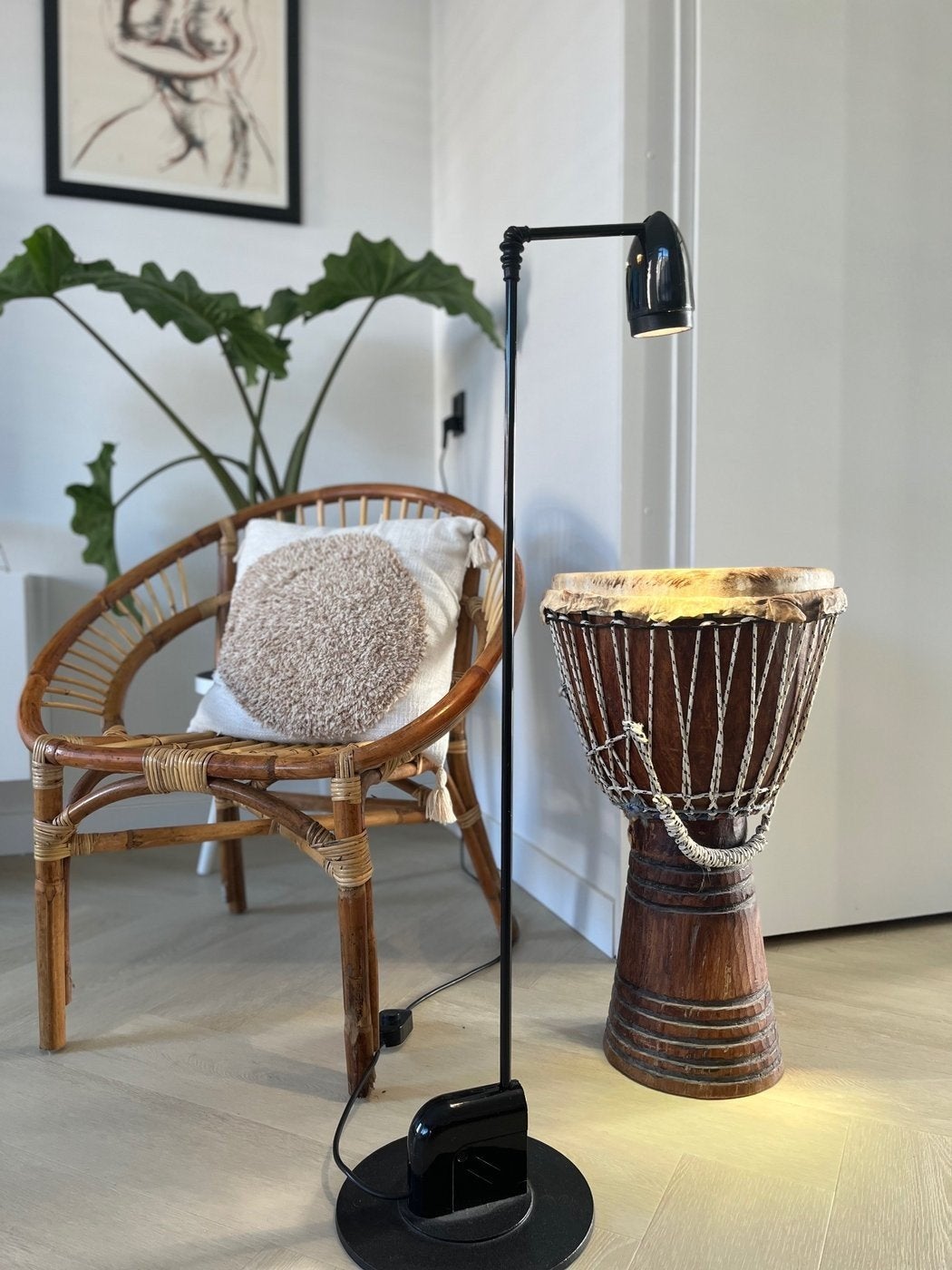 Floor Lamp by Toshiyuki Kita for Luci Italia, 1980s |Vintage, Ophalen of Verzenden
