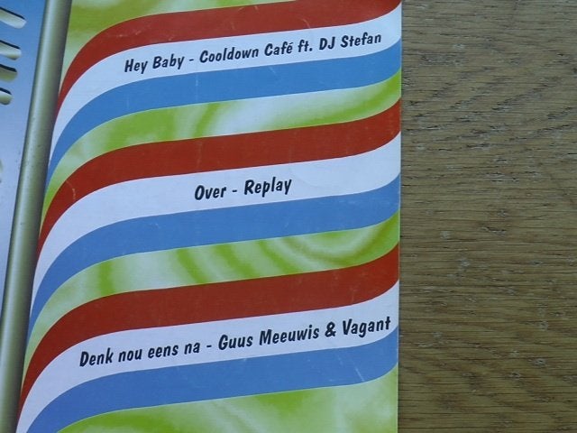 Bladmuziek: Hey Baby, Over-Replay, Denk nou eens na, Overige instrumenten, Gebruikt, Overige soorten, Ophalen of Verzenden