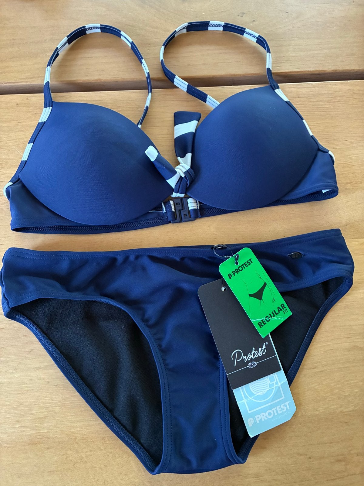 Protest Desiree Bikini 38A/S - Nieuw met beugel en voorgevor, Ophalen of Verzenden, Nieuw, Blauw, Bikini