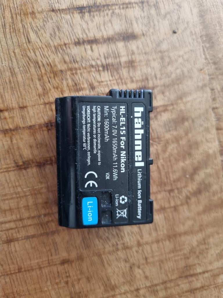 Accu voor Nikon D7000 serie + full frame camera's, Ophalen of Verzenden