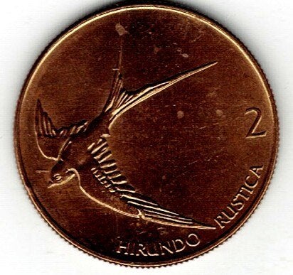 26-1846 Slovenie 2 tolar 1995, Ophalen of Verzenden, Overige landen, Losse munt