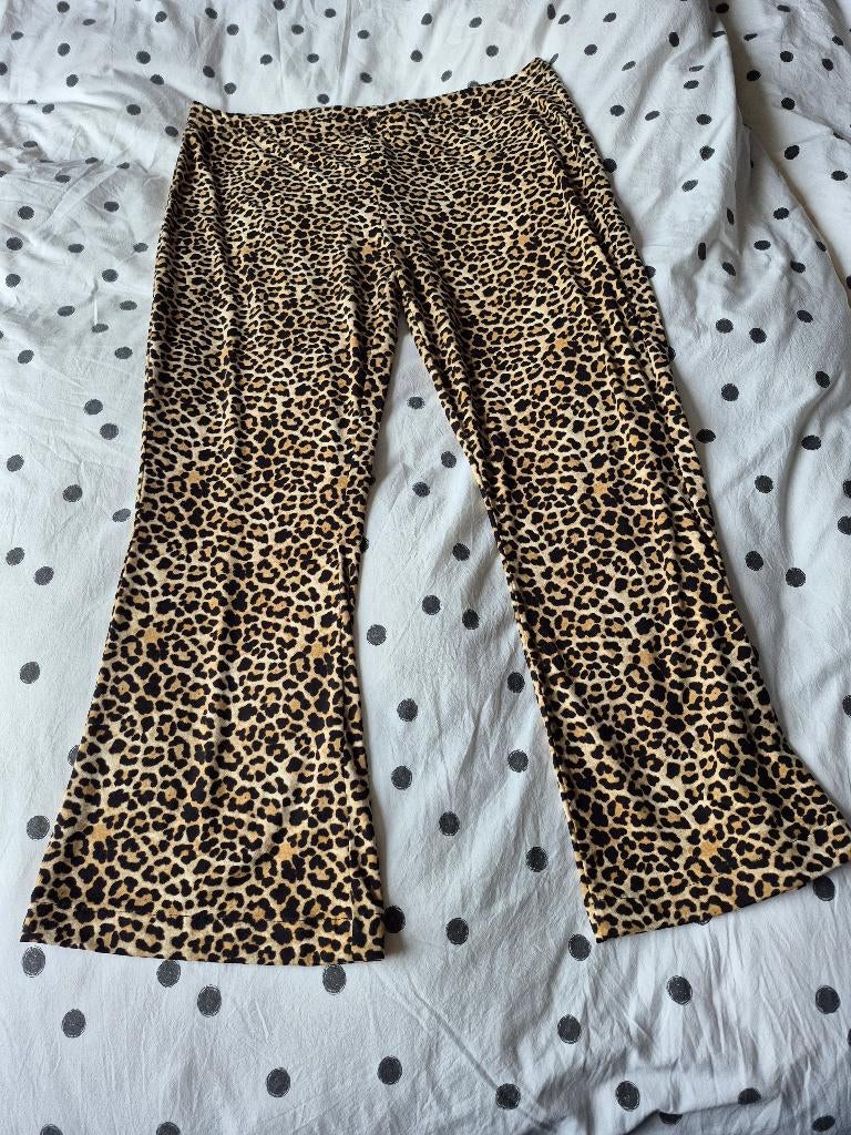 Flare legging met panter print mt 48, Overige kleuren, Zeeman, Nieuw, Ophalen of Verzenden