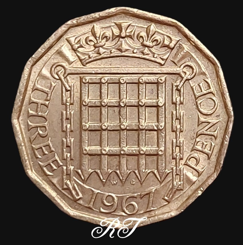 Elizabeth II munt uit het jaar 1967., Ophalen of Verzenden, Overige landen, Losse munt