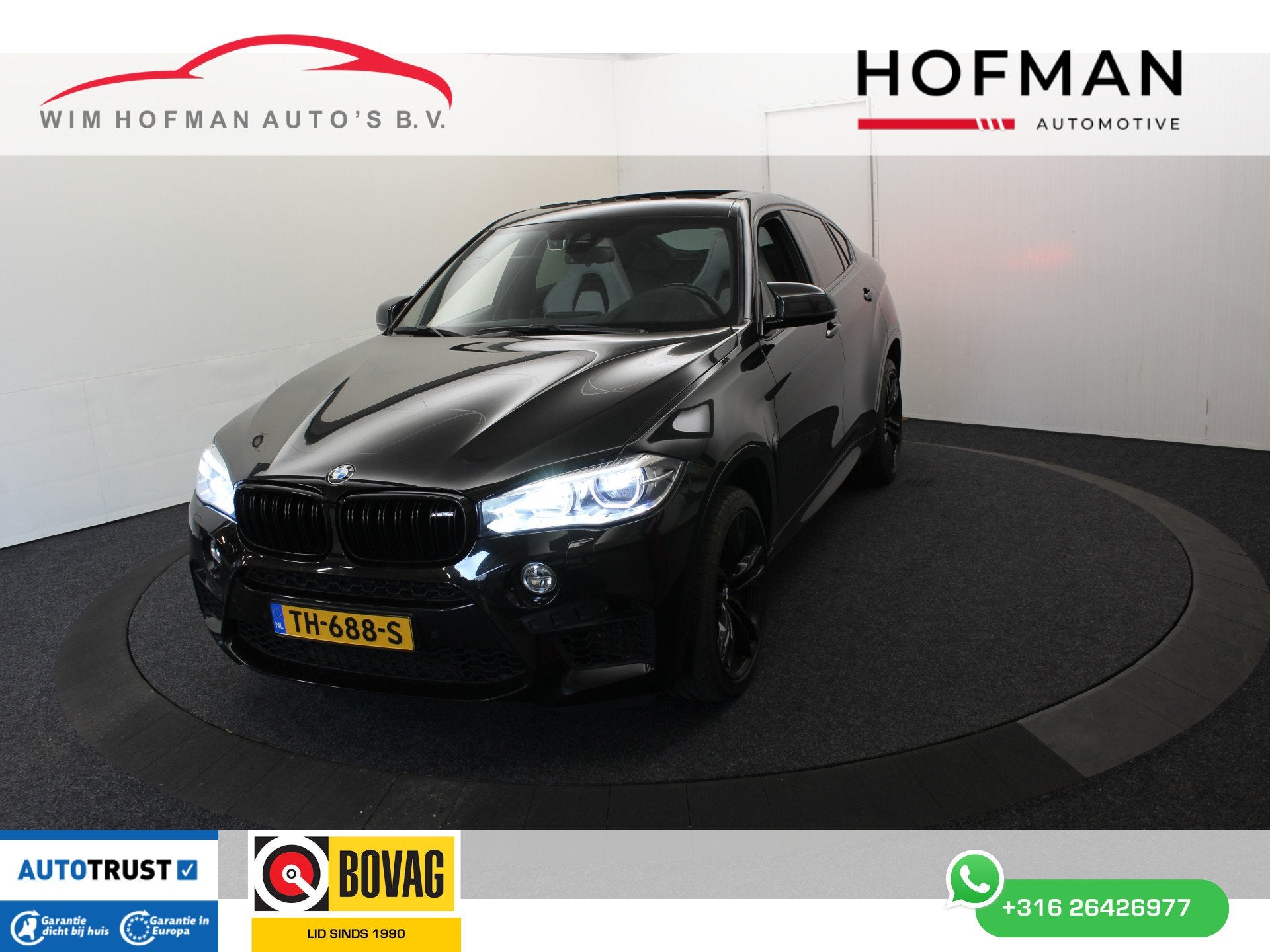 BMW X6 M 576PK Pano Dascam v+a H&K Memory EL aKlep+Trekhaak, Automaat, 2240 kg, Gebruikt, Zwart