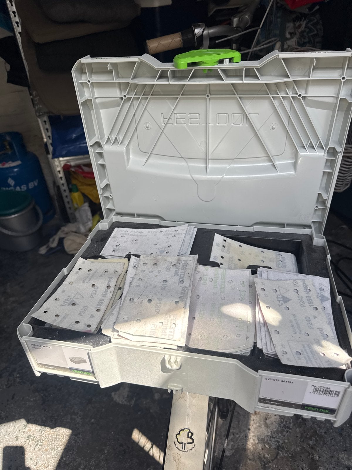 Festool schuurpapier assortiment in Systainer (korrel 80-320, Ophalen of Verzenden, Gebruikt, Overige typen